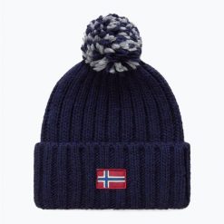 Czapka zimowa damska Napapijri Semiury 3. Niebieskie czapki i kapelusze damskie Napapijri, na zimę, bez wzorów. Za 169.99 zł.