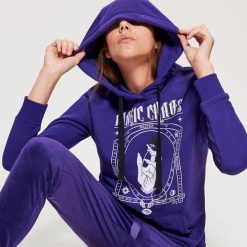 Bluza z motywem HALLOWEEN - Fioletowy. Fioletowe bluzy damskie Cropp. Za 69.99 zł.