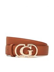 Guess Pasek Damski BW9269 P5330 Brązowy. Brązowe paski damskie Guess, z aplikacjami, ze skóry. Za 229.99 zł.