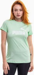 Puma Koszulka damska Puma ESS Logo Tee miętowa 586775 90 M. Zielone t-shirty damskie Puma, m, bez wzorów, bez kołnierzyka. Za 84.43 zł.