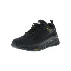 Buty sportowe męskie Skechers Arch Fit Road Walker Recon. Czarne buty sportowe męskie Skechers, z gumy, bez zapięcia. Za 445.00 zł.