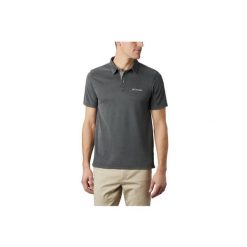 Koszulka sportowa męska Columbia Nelson Point Polo. Szare koszulki polo męskie Columbia, m, bez wzorów, bez kołnierzyka, bez ramiączek. Za 149.99 zł.