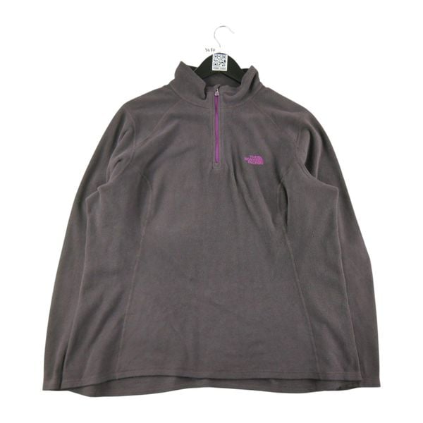 Damski polarowy sweter Polartec TNF. Fioletowe swetry damskie The North Face, l, bez wzorów, z polaru, bez kołnierzyka, bez ramiączek, bez kaptura. Za 127.76 zł.