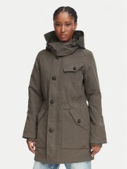 G-STAR Parka D29996 D908 Szary Slim Fit. Szare płaszcze damskie G-Star, xl, bez wzorów, z syntetyku, retro, bez kaptura. Za 1,009.00 zł.