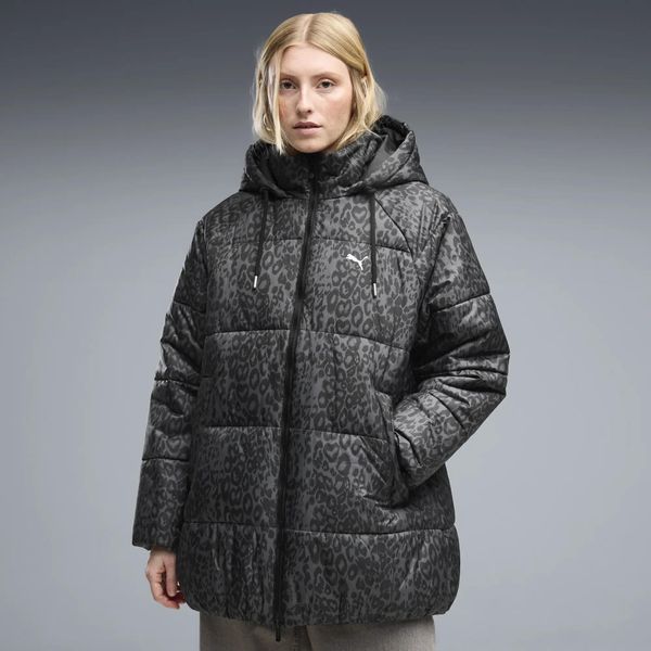Damska kurtka Style Padded Relaxed PUMA. Szare kurtki damskie Puma, s, bez wzorów, z materiału, z kapturem. Za 559.00 zł.