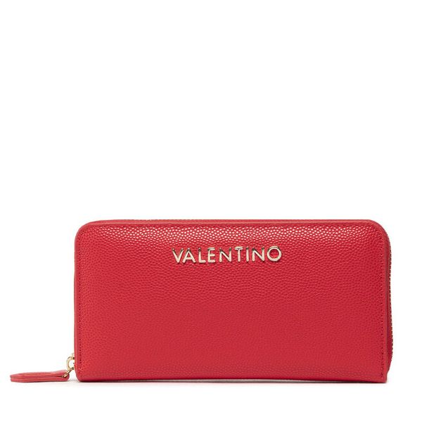 Portfel Valentino. Czerwone portfele damskie Valentino, bez wzorów. Za 198.99 zł.