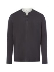 Nils Sundström Męska koszula z długim rękawem Mężczyźni Bawełna czarny jednolity, M. Czarne koszule męskie Nils Sundström, m, bez wzorów, z bawełny, bez kołnierzyka, bez ramiączek. Za 199.95 zł.