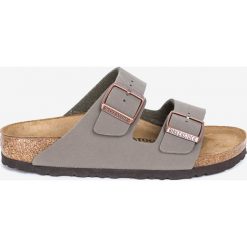 Birkenstock - Klapki Arizona Bs. Szare klapki damskie Birkenstock, bez wzorów, z materiału, bez obcasa. W wyprzedaży za 229.90 zł.