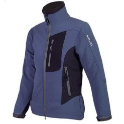 Damska kurtka softshell bez kaptura Milo Chill Lady. Niebieskie kurtki damskie Milo, bez wzorów, z softshellu, bez kaptura. Za 283.97 zł.