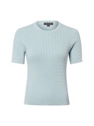 Franco Callegari koszulka z dzianiny Kobiety Bawełna niebieski, XXL. Niebieskie t-shirty damskie Franco Callegari, xxl, bez wzorów, z bawełny, eleganckie, bez kołnierzyka. Za 199.95 zł.