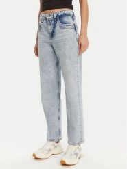 Tommy Jeans Jeansy Layla DW0DW21418 Niebieski Straight Fit. Niebieskie jeansy damskie Tommy Jeans. Za 299.99 zł.