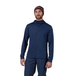 Kurtka narciarska z kapturem na zamek Rossignol. Niebieskie kurtki snowboardowe męskie Rossignol, na zimę, m, bez wzorów, narciarskie. Za 544.00 zł.