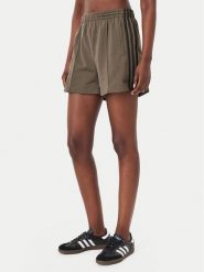 Adidas Szorty sportowe Firebird Classic KS4786 Khaki Loose Fit. Brązowe szorty sportowe damskie Adidas, m, bez wzorów, z syntetyku, sportowe. Za 161.99 zł.