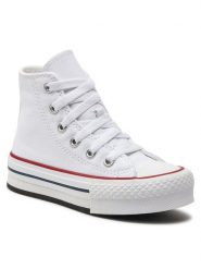 Converse Trampki Chuck Taylor All Star Eva Lift Canvas Platform 372860C Biały. Białe trampki i tenisówki dziewczęce Converse, bez wzorów, z materiału, bez zapięcia. Za 279.99 zł.