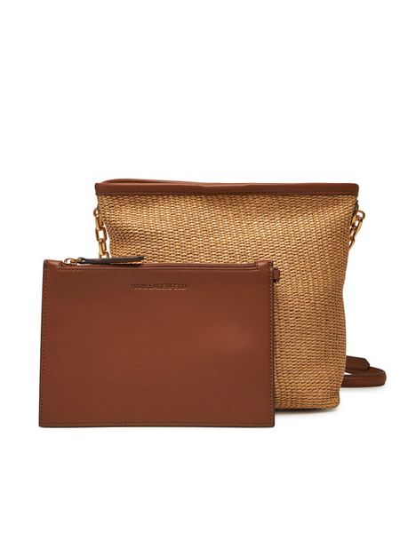 KARL LAGERFELD Torebka A2W30203 Beżowy. Brązowe listonoszki damskie KARL LAGERFELD, bez wzorów, z materiału, bez dodatków. Za 559.99 zł.