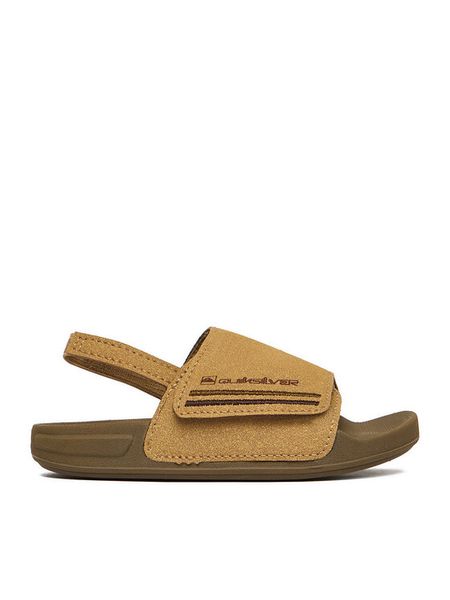 Quiksilver Sandały EO-POCHI SUEDE CQ10164TT Beżowy. Brązowe sandały chłopięce Quiksilver, bez zapięcia. Za 129.99 zł.