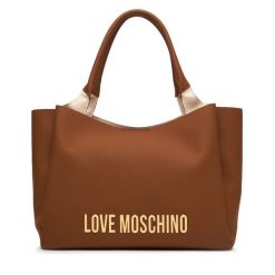 Torebka LOVE MOSCHINO. Brązowe torebki do ręki damskie Love Moschino, bez wzorów, bez dodatków. Za 1,049.00 zł.