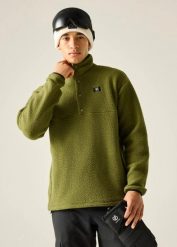 Męska bluza polarowa Twin Tip Snap Half Zip. Brązowe bluzy męskie Dare 2b, m, bez wzorów, z materiału, bez kaptura. Za 193.50 zł.