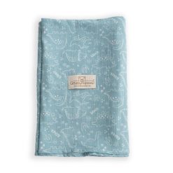 Kocyk-Otulacz MUSLIN DESIGN druk 80x120. Kocyki dla dzieci Multitex, z bawełny. Za 82.48 zł.