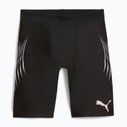 Spodenki do biegania męskie PUMA Run Elite Reflective Tight. Czarne krótkie spodenki sportowe męskie Puma, m, bez wzorów, do biegania. Za 169.99 zł.