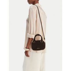 Torebka GINO ROSSI. Brązowe torebki do ręki damskie Gino Rossi, bez wzorów, bez dodatków. Za 279.99 zł.