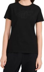 4f Koszulka damska 4F F3309 czarna 4FWMM00TTSHF3309 20S 2XL. Czarne t-shirty damskie 4f, s, bez wzorów, bez kołnierzyka. Za 53.98 zł.
