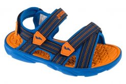 Sandały chłopięce, S.Wave Jr 26 SWAVJS. Niebieskie sandały chłopięce Joma, z materiału, bez zapięcia. Za 89.99 zł.