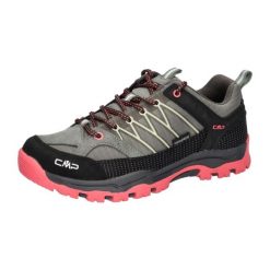 Buty trekkingowe damskie CMP Rigel Low wodoodporne. Czerwone obuwie sportowe damskie CMP, trekkingowe. Za 403.79 zł.