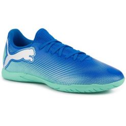 Buty Halowe Halówki Sportowe Piłkarskie Puma Future 7 Play It. Niebieskie buty sportowe męskie Puma, bez zapięcia, do piłki nożnej. Za 155.00 zł.