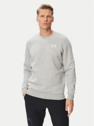 Under Armour Bluza Ua Essential 1374250 Szary jasny Loose Fit. Szare bluzy sportowe męskie Under Armour, m, bez wzorów, z bawełny, bez kaptura, na fitness i siłownię. Za 249.99 zł.