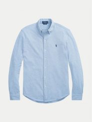 Polo Ralph Lauren Koszula 710654408025 Niebieski Regular Fit. Niebieskie koszule męskie Polo Ralph Lauren, m, bez wzorów, z bawełny, bez kołnierzyka, bez ramiączek. Za 379.99 zł.