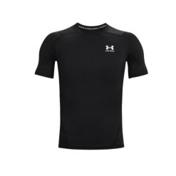 Koszulka treningowa męska Under Armour Heatgear Armour. Czarne koszulki sportowe męskie Under Armour, m, bez wzorów, bez kołnierzyka, bez ramiączek, do biegania. Za 207.00 zł.