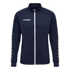 Kurtka Hummel Zip hmlAUTHENTIC Poly. Niebieskie kurtki męskie Hummel, xl, bez wzorów, z tkaniny, sportowe, bez kaptura. W wyprzedaży za 163.00 zł.
