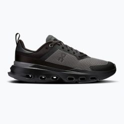 Buty treningowe damskie On Running Cloudpulse Next black/stone. Czarne obuwie sportowe damskie On, bez wzorów, na fitness i siłownię. Za 659.99 zł.