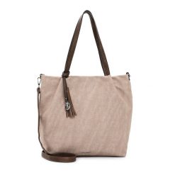 Emily & Noah Torebka Shopper E&N Elke Torby na zakupy 1 ct Nude Damski. Torby na ramię damskie Emily & Noah, z aplikacjami, z poliesteru, na ramię, zdobione, bez dodatków. Za 255.99 zł.