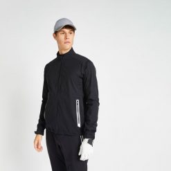 Kurtka do golfa męska Inesis RW500 wodoodporna. Niebieskie buty sportowe męskie INESIS, l, bez wzorów, z materiału, sportowe, bez kaptura. Za 359.99 zł.