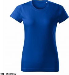 MALFINI Basic Free F34 - ADLER - Koszulka damska, 160 g/m, - chabrowy XL. Niebieskie t-shirty damskie Malfini, m, bez wzorów, bez kołnierzyka. Za 23.54 zł.