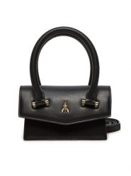 Patrizia Pepe Torebka 8B0208/L061-K103 Czarny. Czarne torebki do ręki damskie Patrizia Pepe, bez wzorów, ze skóry, bez dodatków. Za 779.99 zł.