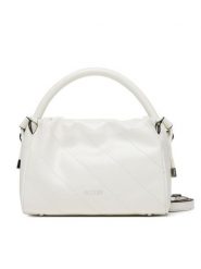 Guess Torebka Amys HWMY96 59160 Biały. Białe torebki do ręki damskie Guess, z aplikacjami, ze skóry, bez dodatków. Za 399.99 zł.