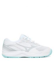 Mizuno Buty halowe Cyclone Speed 5 V1GC2580 Biały. Białe obuwie sportowe damskie Mizuno, bez wzorów, z materiału. Za 269.99 zł.