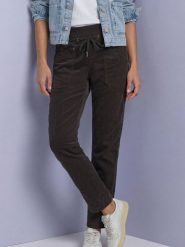 Street One spodnie z sztruksu Kobiety Sztruks brązowy, 46-28. Brązowe spodnie materiałowe damskie Street One, bez wzorów, ze sztruksu. Za 399.95 zł.