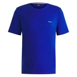 T-shirt BOSS Mix&Match AZZURRO (50515312-430). Niebieskie t-shirty męskie Boss, bez wzorów, sportowe, bez kołnierzyka. Za 169.00 zł.