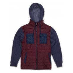 Vans Kurtka Sportowa M Fraser Port Royale/Dre M. Czarne kurtki sportowe męskie marki Vans, na jesień, z polaru. W wyprzedaży za 189.00 zł.