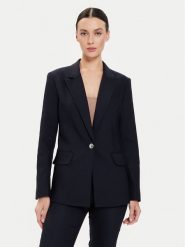 Morgan Marynarka 241-VTACA.F Granatowy Regular Fit. Niebieskie żakiety damskie Morgan, bez wzorów, z bawełny. Za 399.99 zł.