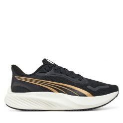 Buty do biegania Puma. Czarne obuwie sportowe damskie Puma, bez wzorów, do biegania. Za 199.99 zł.