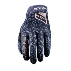 Rękawiczki dziecięce XR-LITE - TATTOO BLACK/GOLD (czarno-złote) - XL/06. Brązowe rękawiczki dziecięce FIVE GLOVES, bez wzorów. Za 117.00 zł.