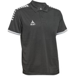 Koszulka piłkarska polo męska Select POLO Monaco szara. Szare koszulki polo męskie Select, m, bez wzorów, bez kołnierzyka, bez ramiączek, do piłki nożnej. Za 160.55 zł.