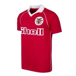 Koszulka retro piłkarska dla dorosłych - SL Benfica 1984-85 - Czerwona. Czerwone koszulki sportowe męskie COPA FOOTBALL, m, bez wzorów, bez kołnierzyka, bez ramiączek, do piłki nożnej. Za 340.84 zł.