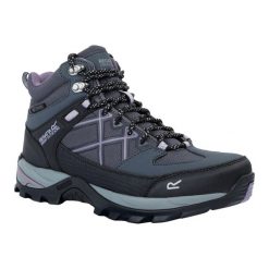 Damskie Buty Do Chodzenia Samaris III. Fioletowe obuwie sportowe damskie Regatta, bez wzorów, z gumy, trekkingowe. Za 585.99 zł.