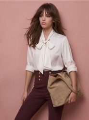 Legginsy z przeszyciami i ozdobnymi guzikami z wiskozą - czerwony. Czerwone legginsy damskie Sinsay, l, bez wzorów, z wiskozy. Za 49.99 zł.
